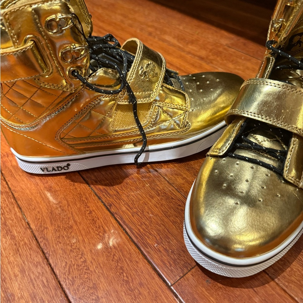 Vlado Gold High-Top Sneakers - New with tags